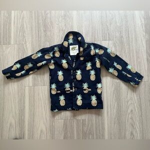 Kids Pineapple Print Blazer - Navy